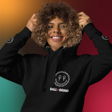 Load image into Gallery viewer, BALL+GRIND - BE GRATEFU! SMILEY LINK Unisex Hoodie