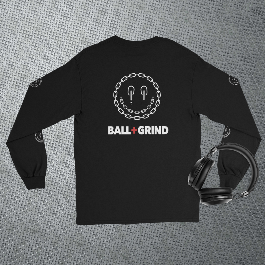 BALL+GRIND - BE GRATEFUL! Men’s Long Sleeve Tee Shirt