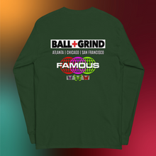 Load image into Gallery viewer, BALL+GRIND - BG FAMOUS Men’s Long Sleeve T-Shirt
