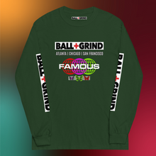 Load image into Gallery viewer, BALL+GRIND - BG FAMOUS Men’s Long Sleeve T-Shirt