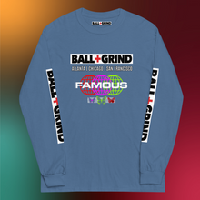 Load image into Gallery viewer, BALL+GRIND - BG FAMOUS Men’s Long Sleeve T-Shirt