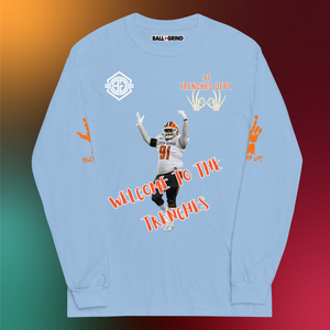 91 TRENCHES DEPT. - Welcome to the Trenches Men’s Long Sleeve Shirt