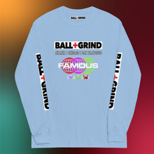 Load image into Gallery viewer, BALL+GRIND - BG FAMOUS Men’s Long Sleeve T-Shirt
