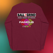 Load image into Gallery viewer, BALL+GRIND - BG FAMOUS Men’s Long Sleeve T-Shirt