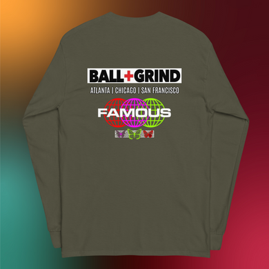 BALL+GRIND -  BG FAMOUS MG/BW Men’s Long Sleeve Shirt