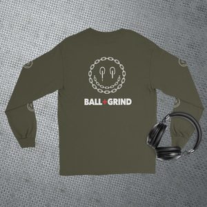 BALL+GRIND - BE GRATEFUL! Men’s Long Sleeve Tee Shirt
