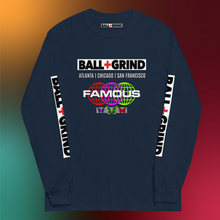 Load image into Gallery viewer, BALL+GRIND - BG FAMOUS Men’s Long Sleeve T-Shirt