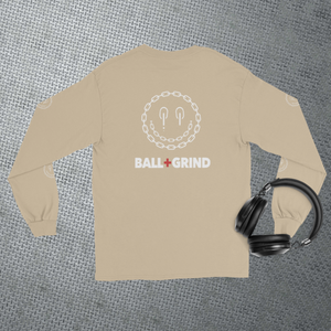 BALL+GRIND - BE GRATEFUL! Men’s Long Sleeve Tee Shirt