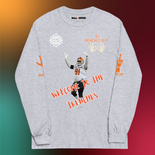 Load image into Gallery viewer, 91 TRENCHES DEPT. - Welcome to the Trenches Men’s Long Sleeve Shirt