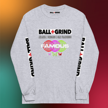 Load image into Gallery viewer, BALL+GRIND - BG FAMOUS Men’s Long Sleeve T-Shirt