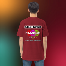 Load image into Gallery viewer, BALL+GRIND - BG Famous Men’s Premium Heavyweight Tee