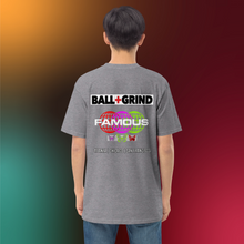 Load image into Gallery viewer, BALL+GRIND - BG Famous Men’s Premium Heavyweight Tee