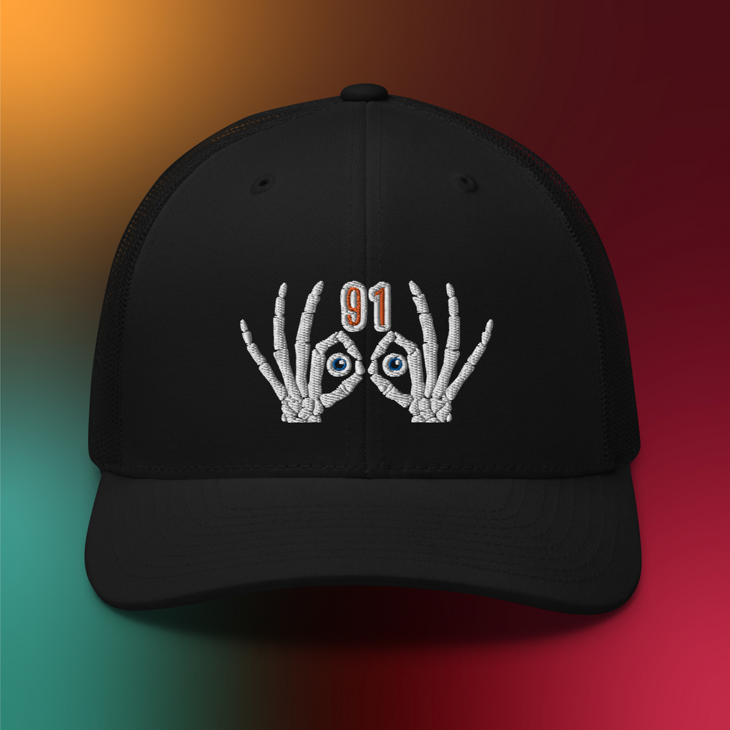 91 TRENCHES DEPT. We See You 91 Trucker Cap