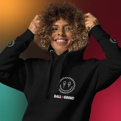 BALL+GRIND - BE GRATEFU! SMILEY LINK Unisex Hoodie