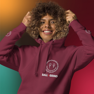 BALL+GRIND - BE GRATEFU! SMILEY LINK Unisex Hoodie