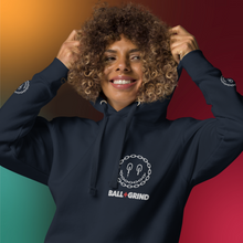 Load image into Gallery viewer, BALL+GRIND - BE GRATEFU! SMILEY LINK Unisex Hoodie