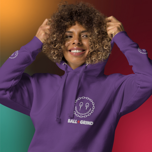 BALL+GRIND - BE GRATEFU! SMILEY LINK Unisex Hoodie