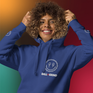 BALL+GRIND - BE GRATEFU! SMILEY LINK Unisex Hoodie