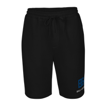 Load image into Gallery viewer, BALL+GRIND - BG Blk/Royal/Wht Men&#39;s fleece shorts