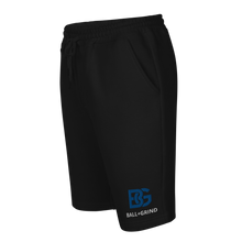 Load image into Gallery viewer, BALL+GRIND - BG Blk/Royal/Wht Men&#39;s fleece shorts
