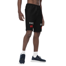Load image into Gallery viewer, BALL+GRIND - RAR3 BR33D Blk/Red/Wht Men&#39;s fleece shorts