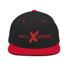 Load image into Gallery viewer, BALL x GRIND: RED X Snap Back