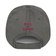 Load image into Gallery viewer, BALL + GRIND &quot;FAITH OVER FEAR&quot; (Pink/Green Letter) Distressed Dad Hat