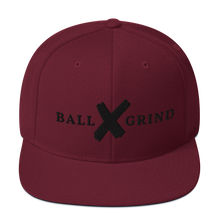 Load image into Gallery viewer, BALL x GRIND: Black X Snap Back