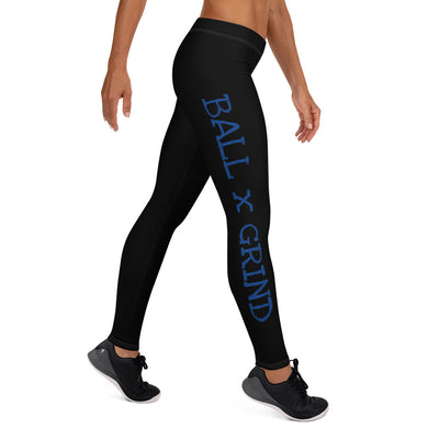 Ball x Grind - Black and Blue Leggings