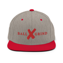 Load image into Gallery viewer, BALL x GRIND: RED X Snap Back