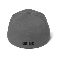 Load image into Gallery viewer, BALL x GRIND: THE GRIND (Black Stitch) Flexfit Structured Twill Cap