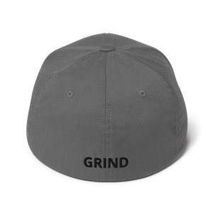 BALL x GRIND: THE GRIND (Black Stitch) Flexfit Structured Twill Cap