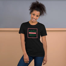 Load image into Gallery viewer, Ball x Grind - &quot;FAITH OVER FEAR&quot; Pink/Green Short-Sleeve Unisex T-Shirt