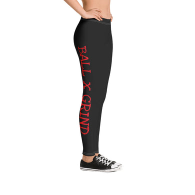 Ball x Grind - Black and Red Leggings
