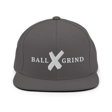 Load image into Gallery viewer, BALL x GRIND: White X Snap Back