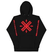 Load image into Gallery viewer, BALL x GRIND - GRIND MODE (BLACK/RED) Unisex Hoodie