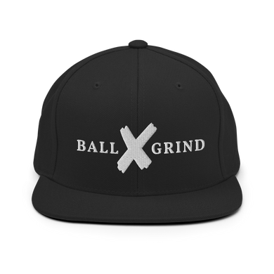 BALL x GRIND: White X Snap Back