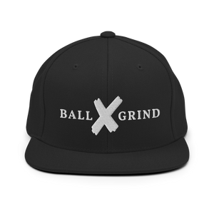 BALL x GRIND: White X Snap Back