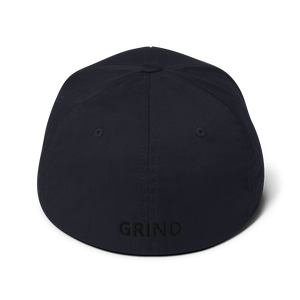 BALL x GRIND: THE GRIND (Black Stitch) Flexfit Structured Twill Cap