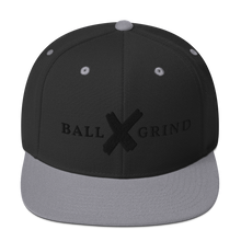 Load image into Gallery viewer, BALL x GRIND: Black X Snap Back