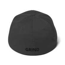 Load image into Gallery viewer, BALL x GRIND: THE GRIND (Black Stitch) Flexfit Structured Twill Cap