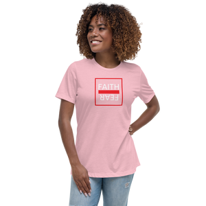Ball x Grind "Faith Over Fear" Women's Relaxed T-Shirt