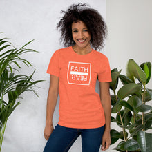 Load image into Gallery viewer, Ball x Grind - &quot;FAITH OVER FEAR&quot; White Box Short-Sleeve Unisex T-Shirt