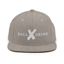 Load image into Gallery viewer, BALL x GRIND: White X Snap Back