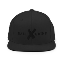 Load image into Gallery viewer, BALL x GRIND: Black X Snap Back