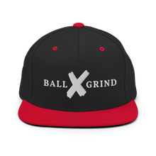 Load image into Gallery viewer, BALL x GRIND: White X Snap Back