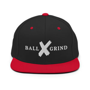 BALL x GRIND: White X Snap Back