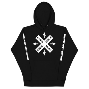BALL x GRIND - GRIND MODE (BLACK/WHITE) Unisex Hoodie
