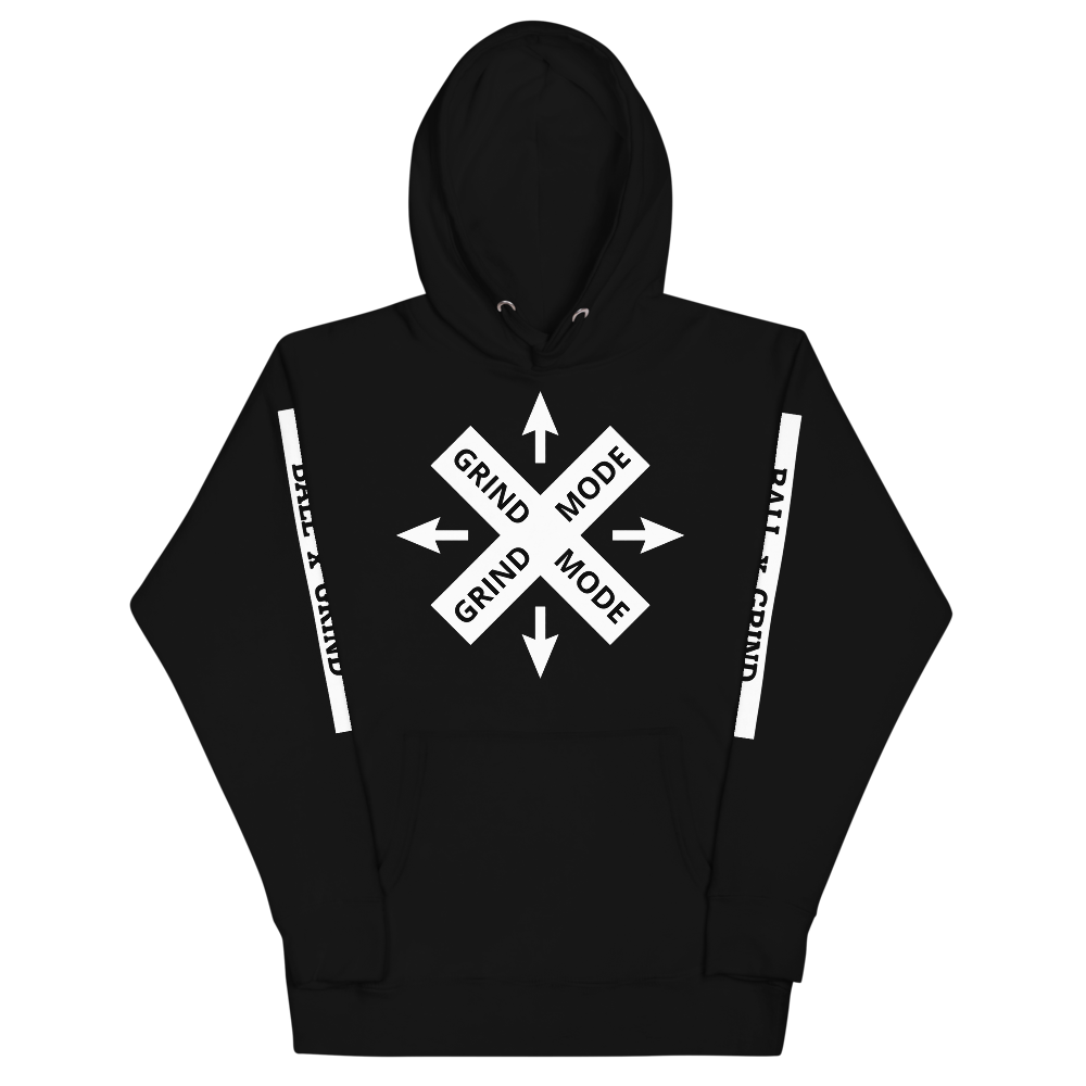BALL x GRIND - GRIND MODE (BLACK/WHITE) Unisex Hoodie