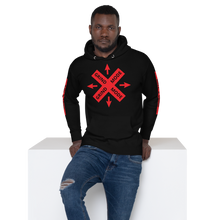 Load image into Gallery viewer, BALL x GRIND - GRIND MODE (BLACK/RED) Unisex Hoodie